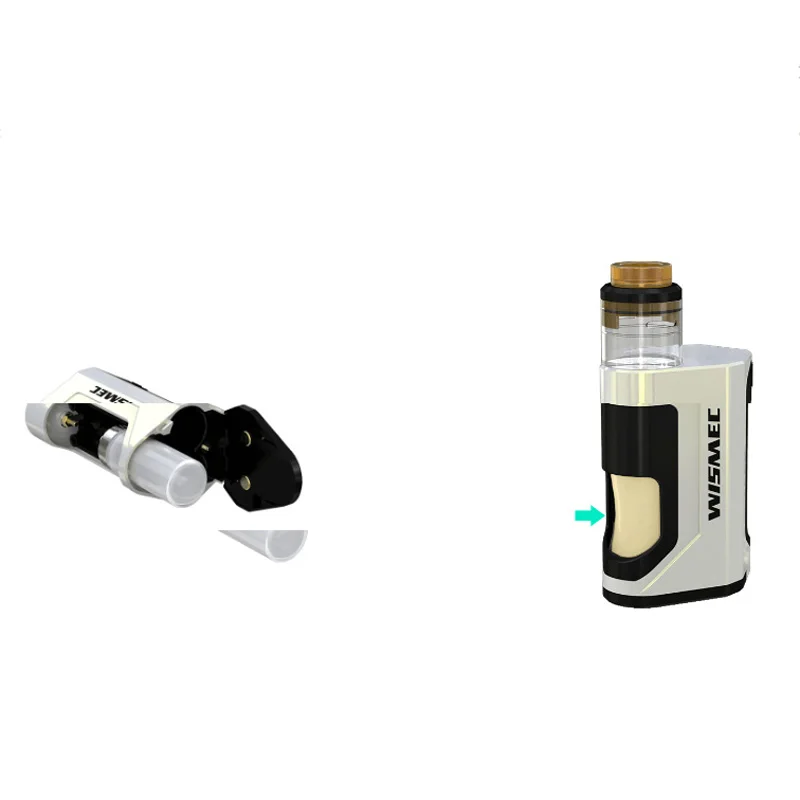Оригинальный WISMEC Luxotic DF Box 200 Вт TC Kit MOD с гильотинной V2 RDA 7 мл бутылка электронная