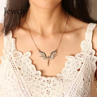 jewdy aesthetic pendant necklace for women gold color angel fashion chain necklaces statement bohemia 2021 neck gift jewelry