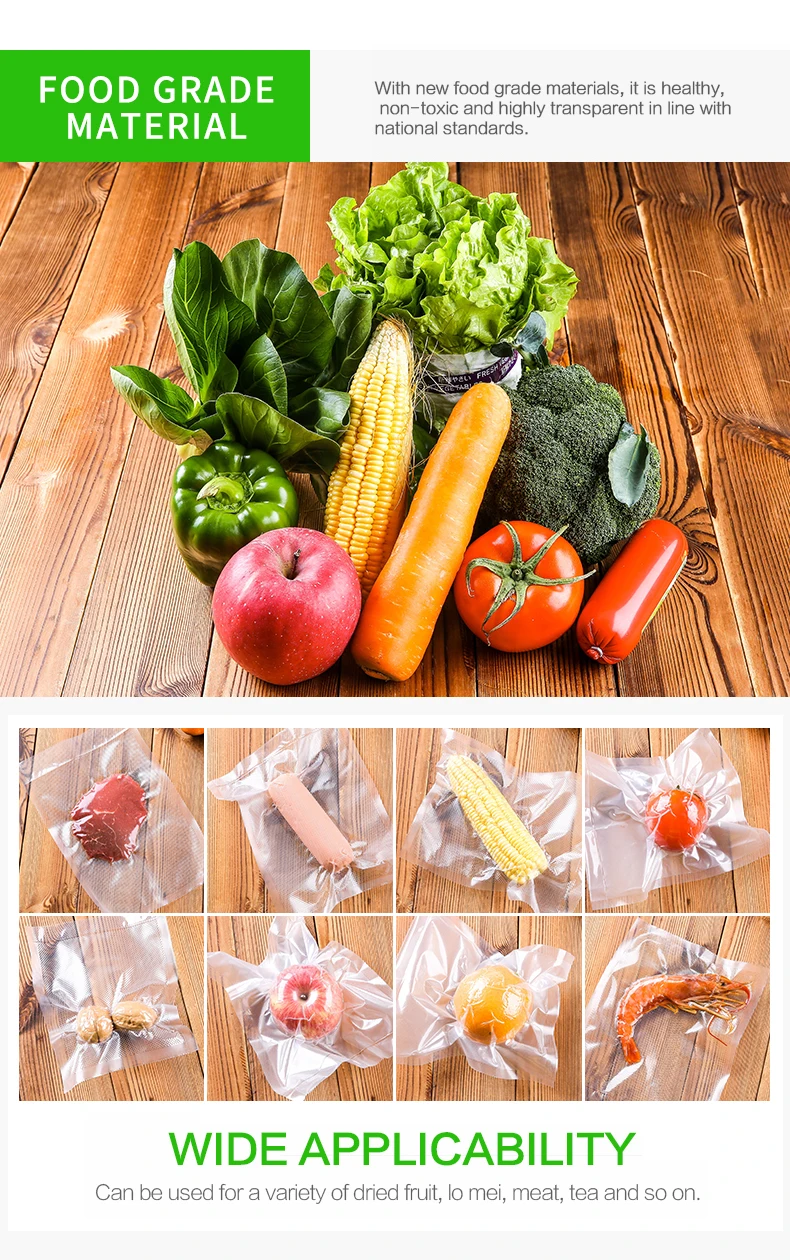 Lifresher пакеты для вакуумной упаковки 20*25 см вакуумная упаковка пищевая сумка для кухни дропшиппинг сохранение свежести долгое время пищевая вакуумная сумка
