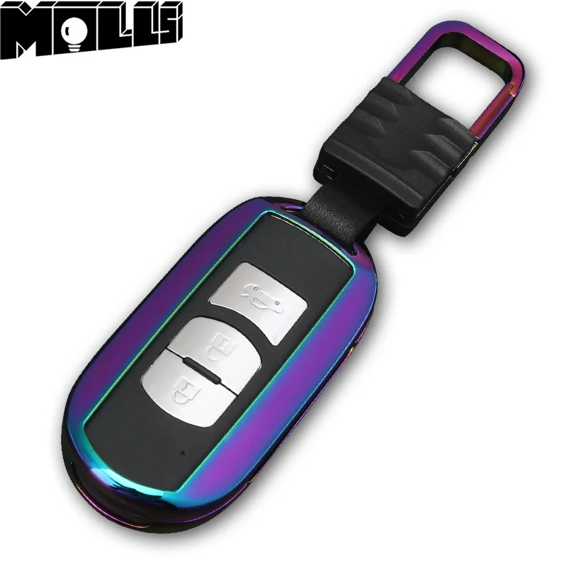 

Zinc alloy Car Key Cover Case Shell for Mazda 3 Axela CX-5 CX-4 CX-7 CX-9 Atenza key case