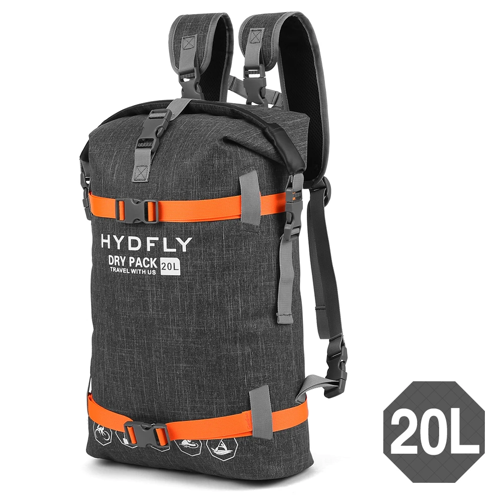 

Waterproof Dry Bag Pack Sack 10L/15L/20L Swimming Bag Rafting Kayaking River Trekking Bag Floating Sailing Trekking Backpack