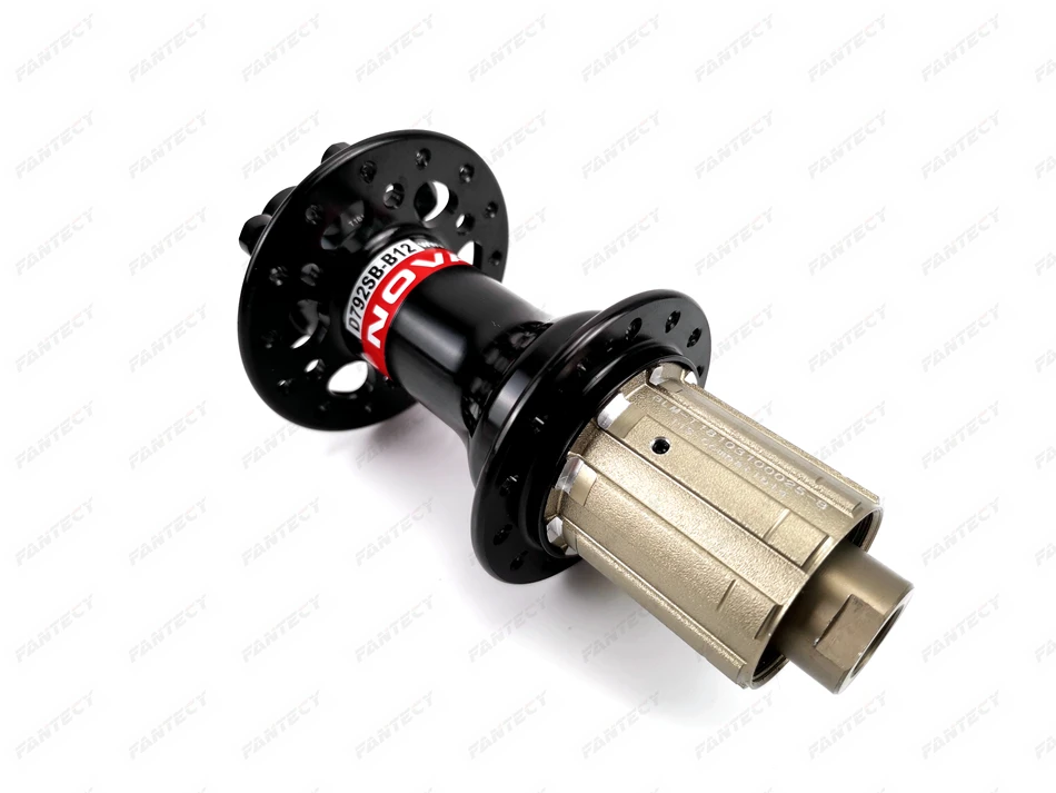 Новатек D792SB-B12 MTB/дорожный мотоцикл дисковый тормоз концентратор 280g черный 28/32 отверстия через ось 12x148 мм Совместимость shiman0 9/10/11 скорость или XD