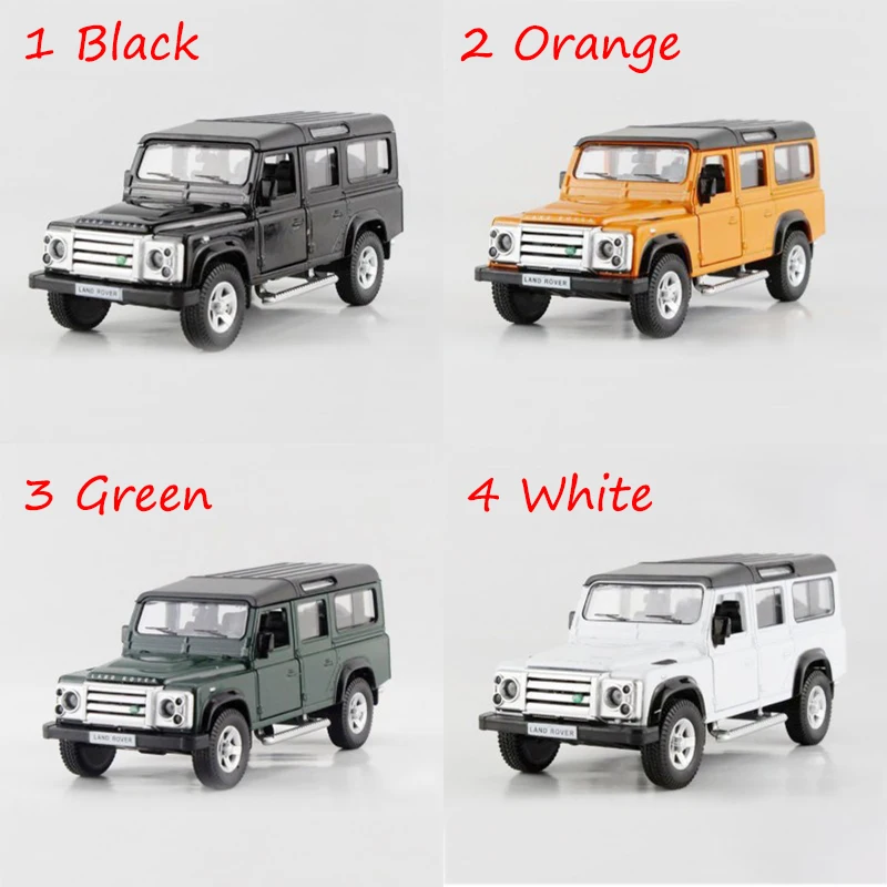 Defender 110 4 цвета модель автомобиля из сплава 1/36 внедорожника литой металлический