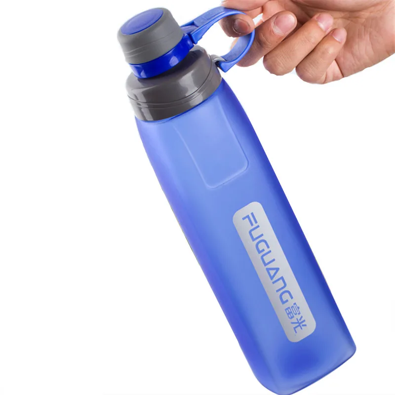 

800ML Creative And Portable Larger Capacity Plastic Space Sports Travel Kettle Equipped Tritan Frosted Surface My Water Bottle