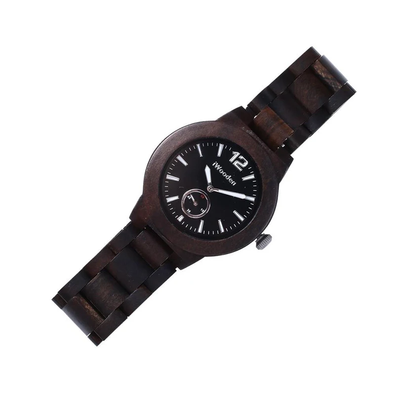 Деревянные мужские часы оригинальные креативные винтажные из сандалового