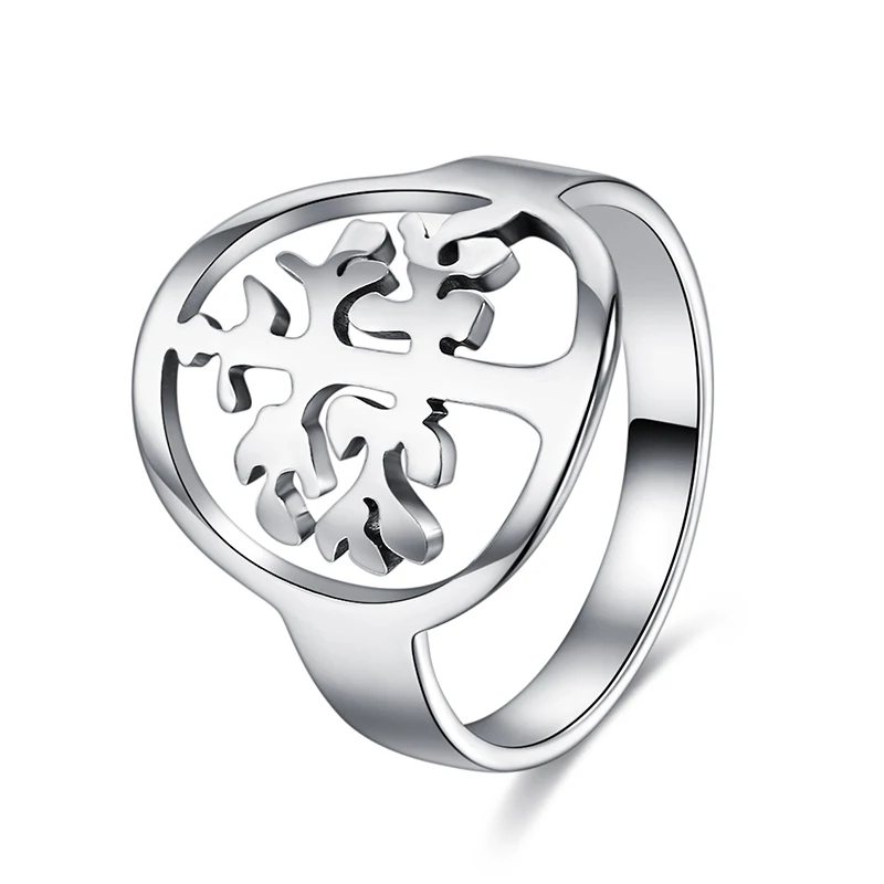 Женские кольца из нержавеющей стали CACANA с деревом ювелирные изделия для всей