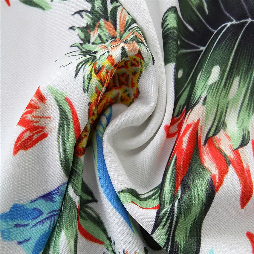 2018 Brand New Toddler Infant Child Kids Baby Off Shouder Dress Ruffled Outfits Kid Girl Pineapple Clothes Party Mini 1-6T | Детская