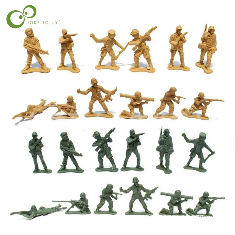 60 шт. 5 см пластиковая солдатская модель военный солдатик военные игрушки лучший