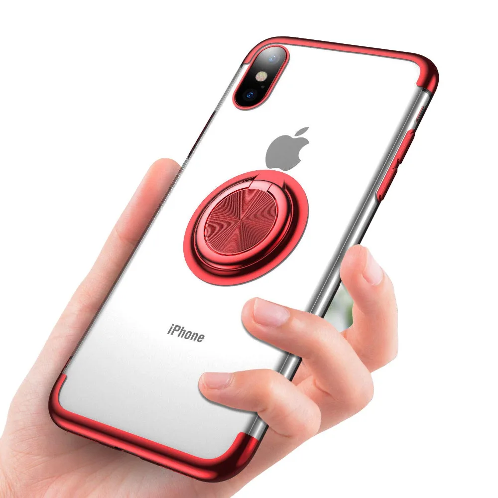 Portefeuille покрытие ТПУ чехол для iPhone XS Max XR X Магнитный Автомобильный держатель Стенд