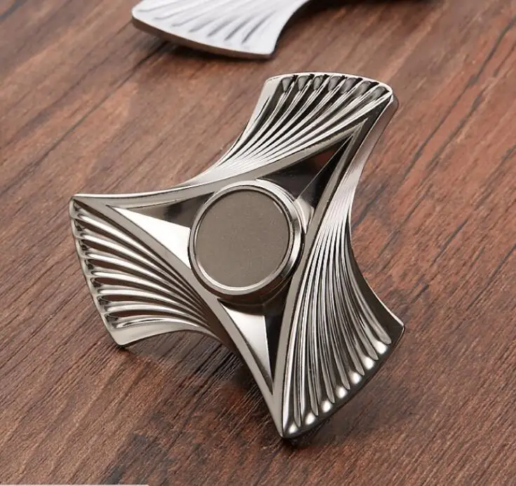 FoletoTrefoil fish fin ручной Спиннер PVD жидкая металлическая краска спрей EDC Fidget Spinner