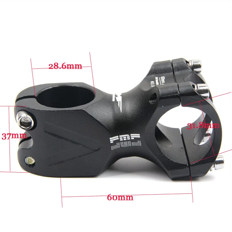31.8X60mm FMF Bicycle Stem Aluminium Alloy 38/60/80/90 mm*31.8 mm,25.4 mm Cycling Handlebar Stem Mountain Road MTB Bike Stem High Quality - Цвет: 31.8X60mm