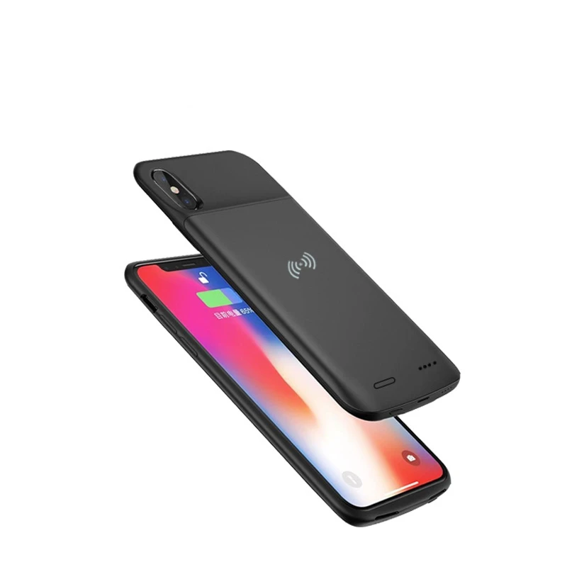 3000 мАч для iphone X Батарея Чехол Smart Беспроводной зарядки чехол для телефона чехол и Мощность банка для iphone X Батарея случае