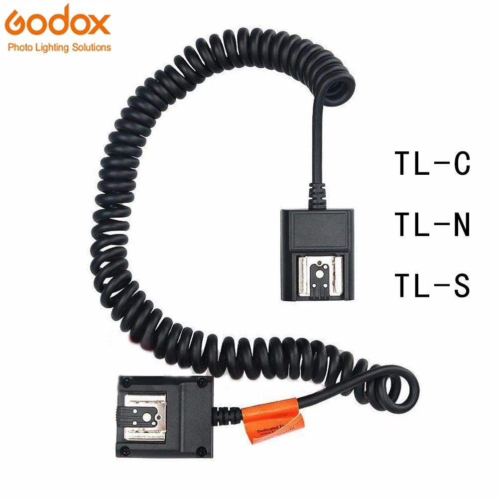 Godox TL C/N/S 3 м Выкл камера Вспышка Speedlite ttl кабель колодка шнур синхронизации для Canon