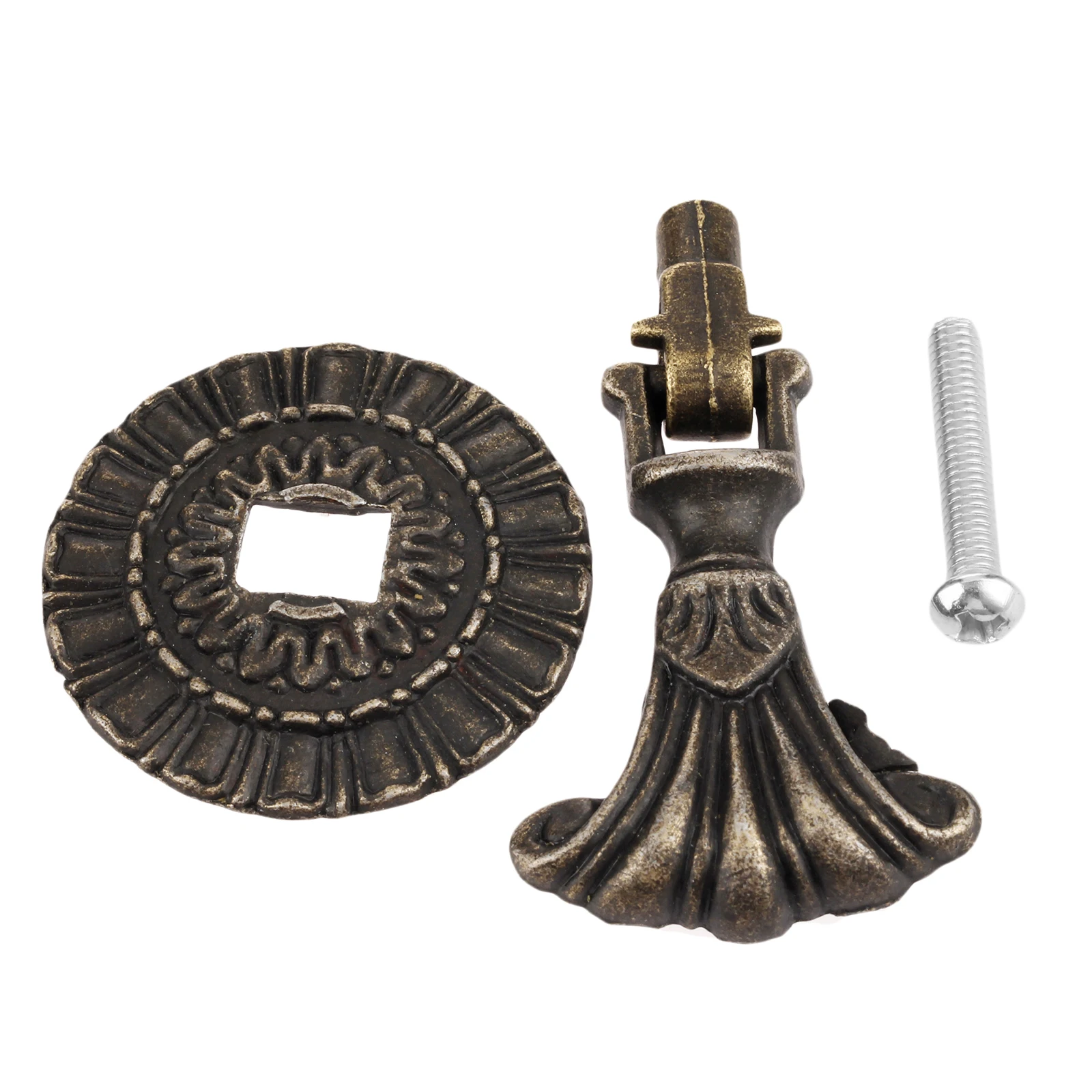 DRELD 1Pc Zinc Alloy Furniture Handle Antique Drawer Knobs Kitchen Cabinet Cupboard Door Handles Pull Fittings | Обустройство дома