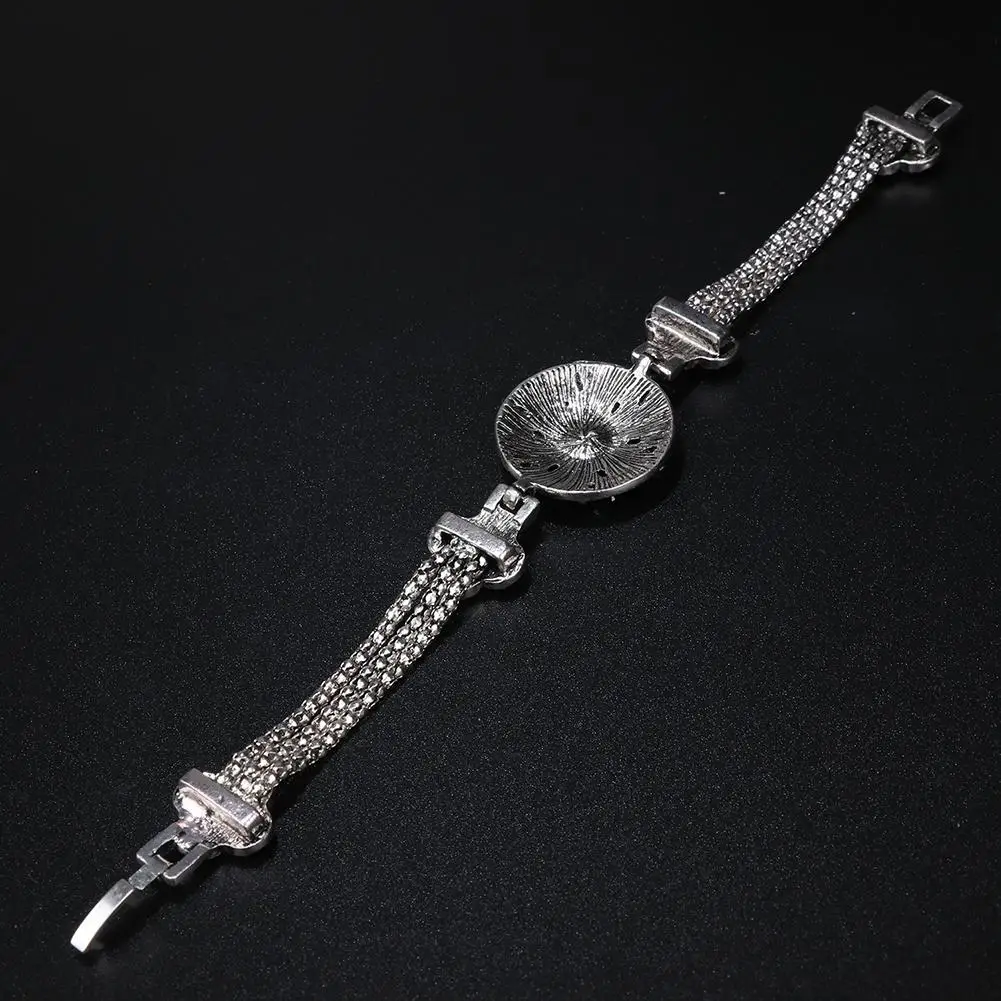mrwonder Boho Girl Women Retro Bangles Ethnic-style Rhinestone Bracelet Stylish Hand Chain Ornament 2018 autumn Fashion san0 | Украшения и