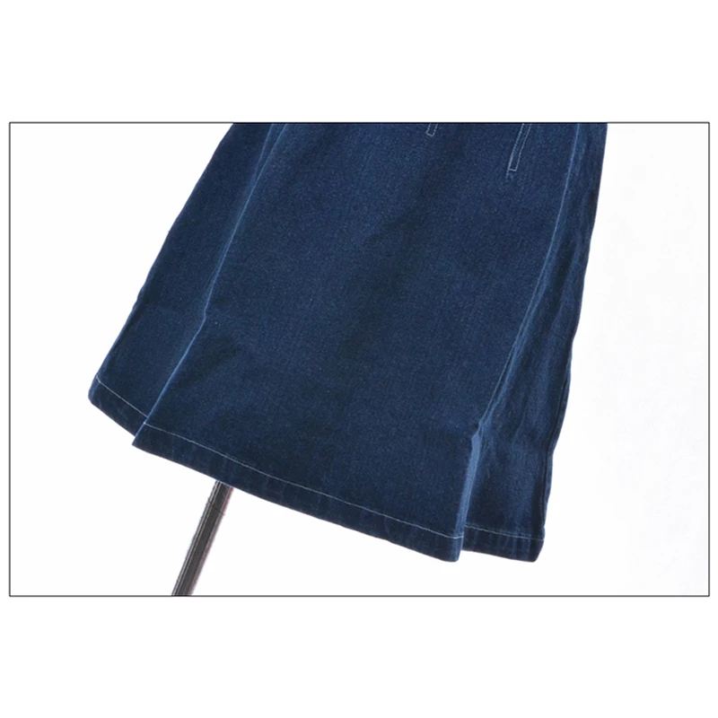 Высокая уличная Новая мода подиум 2019 дизайнерское платье женское джинсовое с