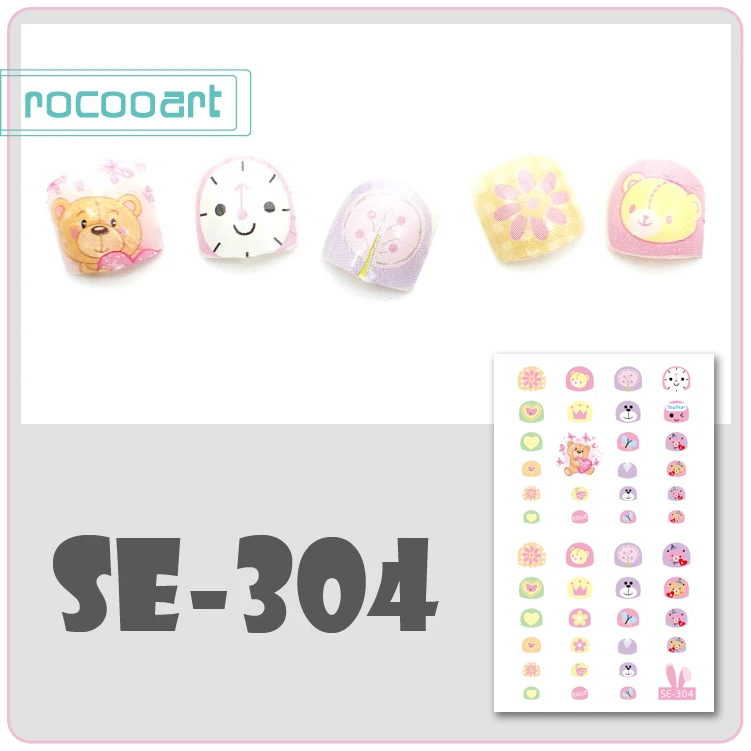 SE-304 SE301-446, новинка, наклейки для дизайна ногтей, милые детские наклейки для Хэллоуина, наклейки для ногтей, наклейки для маникюра, авто клейкие наклейки - Цвет: SE-304