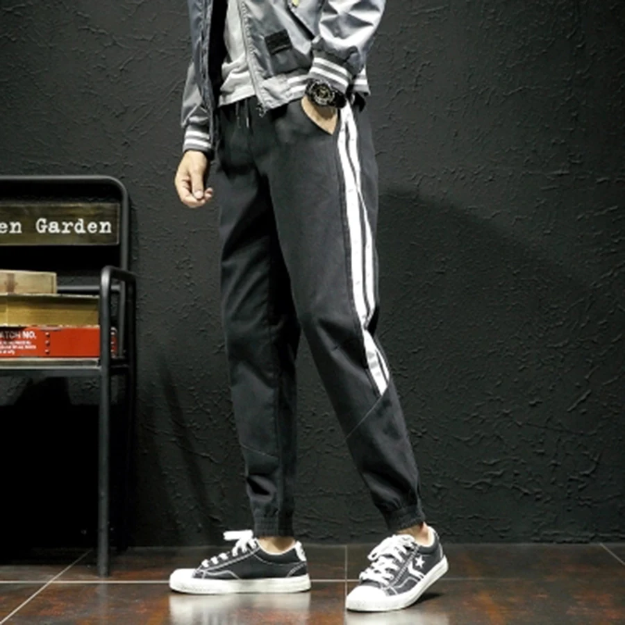 Облегающие брюки 2018 Мужские штаны Карго повседневные 5XL хлопковые спортивные