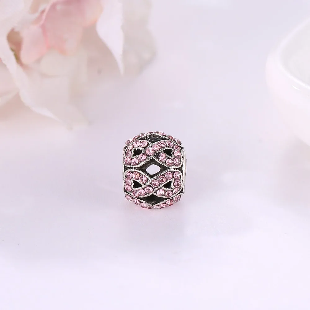 Европейский DIY шарик fit Pandora браслет или ожерелье с шармами брелок для женщин ювелирные изделия бесконечный мальчик девочка кофейный Шарм