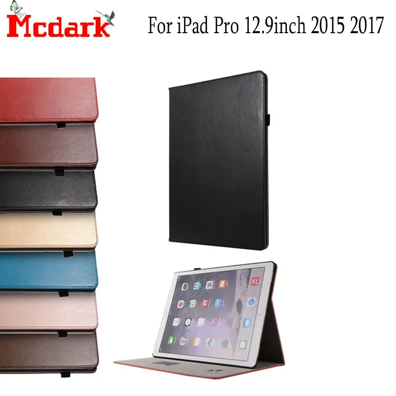 Новый чехол для планшета iPad Pro 12.9 дюймов 2015/2017 годов с ручкой, подставкой и отделением для карт.