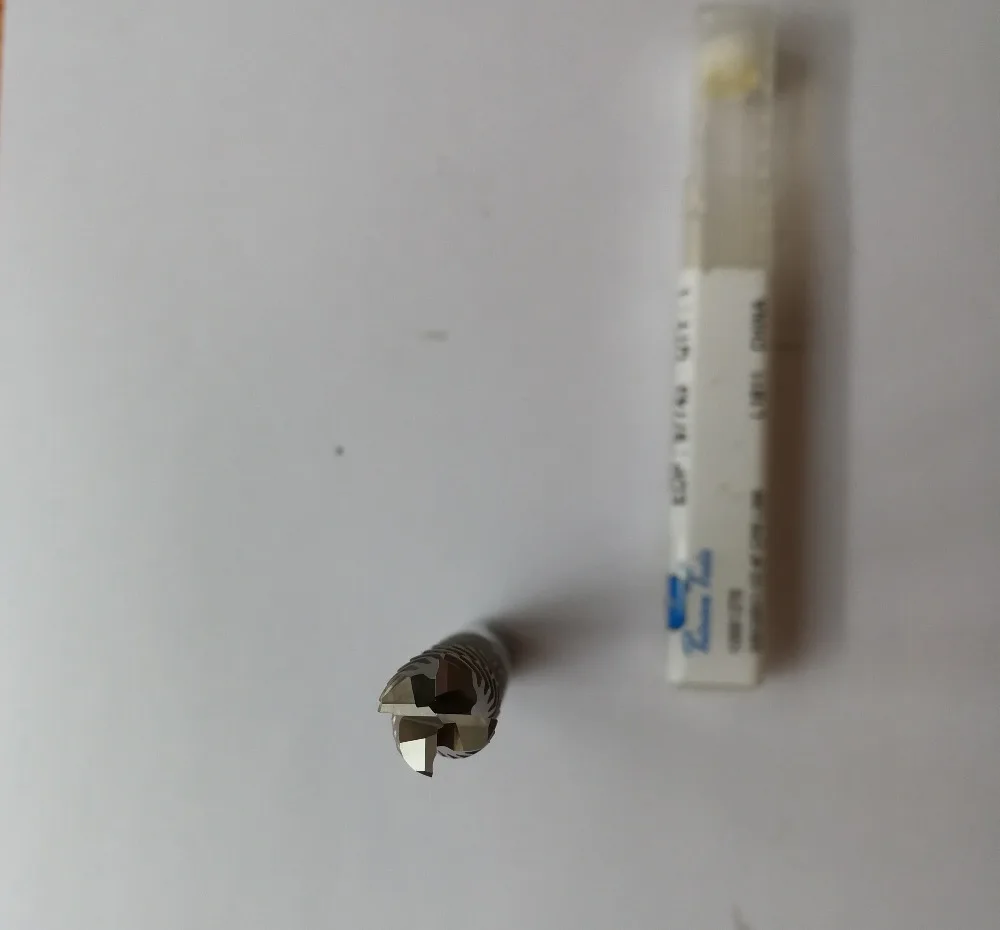 Дюймовые размеры HSS кобальтовые шероховатые квадратные концевые фрезы 4 канавки