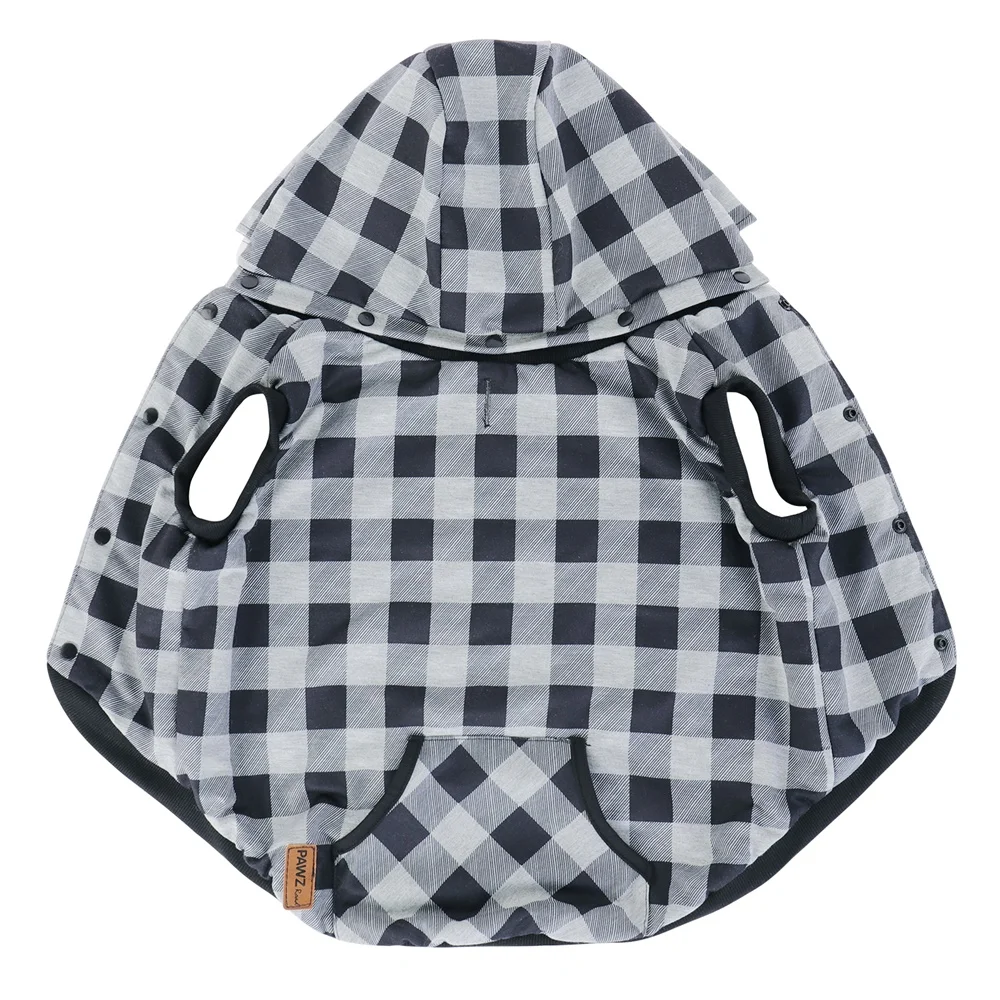 Бесплатная доставка пальто большого размера для домашних питомцев зимняя теплая