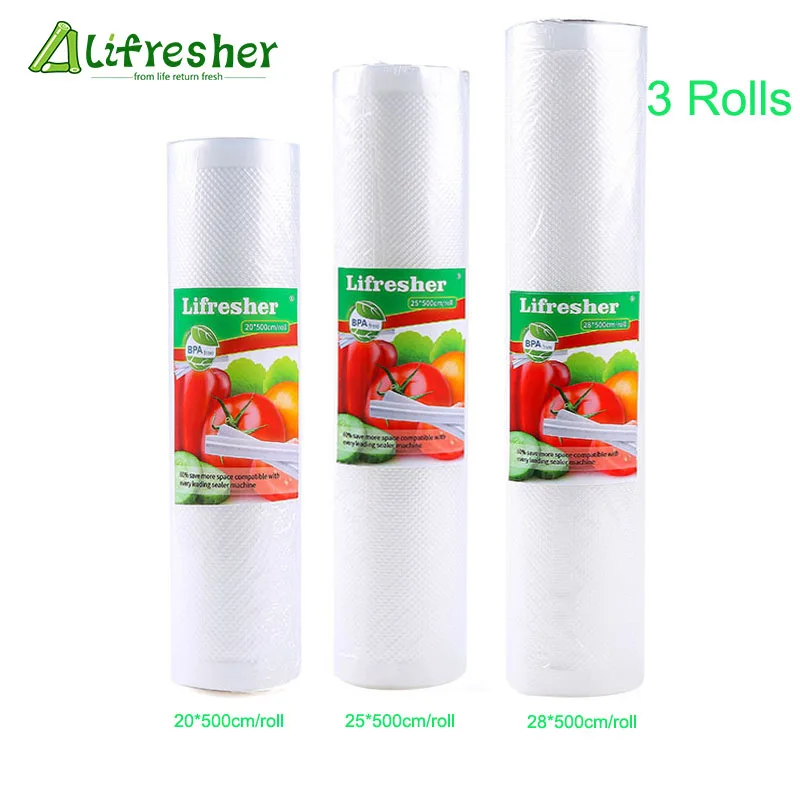 Вакуумный упаковщик Lifresher пакеты рулон вакуумный мешок для упаковки пищевых