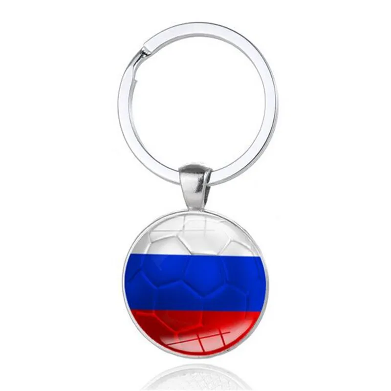 Брелок для ключей с флагом Испании России Португалии Италии Аргентины Франции
