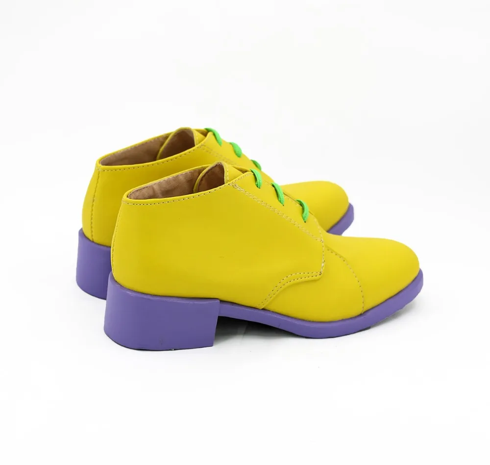Rohan Kishibe Cosplay JoJo's Bizarre Adventure Yellow Shoes Boots Custom Made Any Size | Тематическая одежда и
