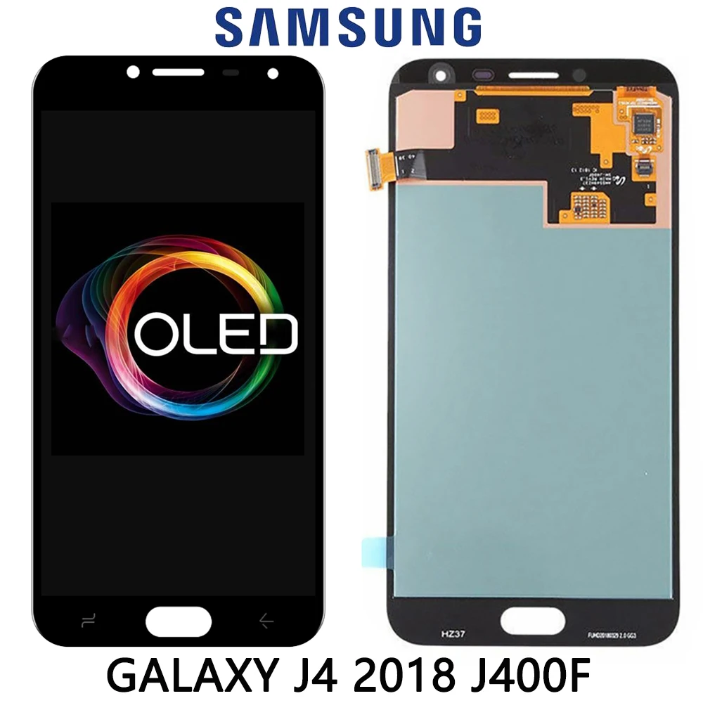 

5.5" AMOLED LCD For Samsung Galaxy J4 2018 J400 J400F J400H J400P J400M J400G Display Touch Screen Digitizer Replacement