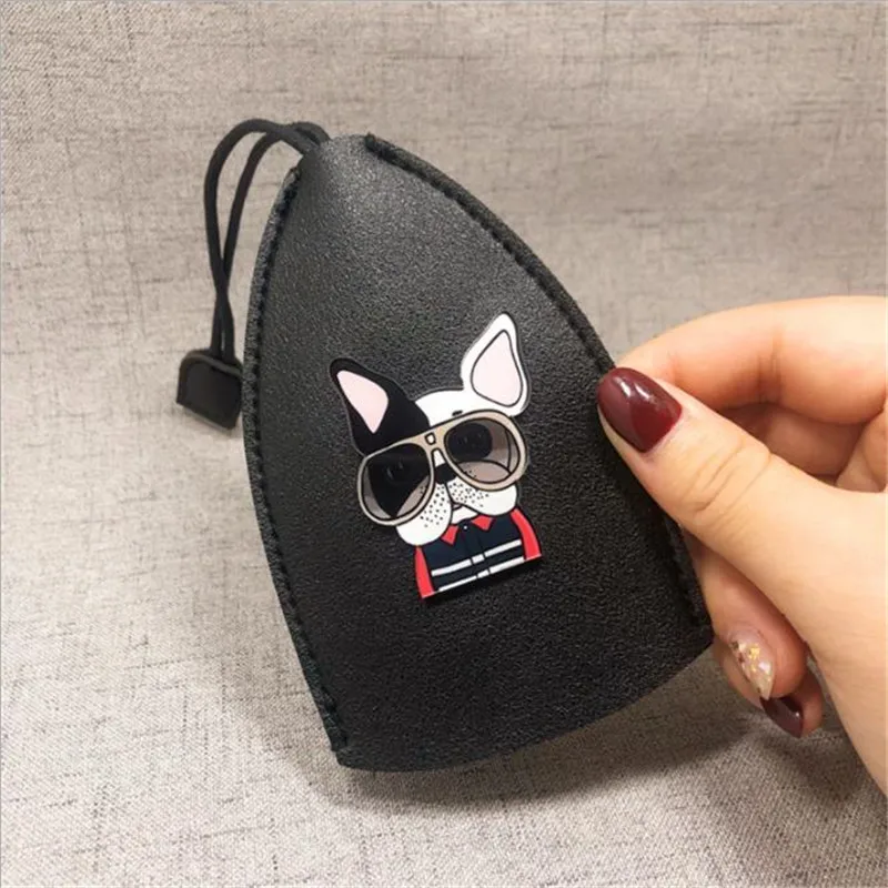 Французский Buldog брелок для ключей Милая собачка брелок держатель Органайзер сумка женский автомобильный ключ ключница брелоки для женщин брелок