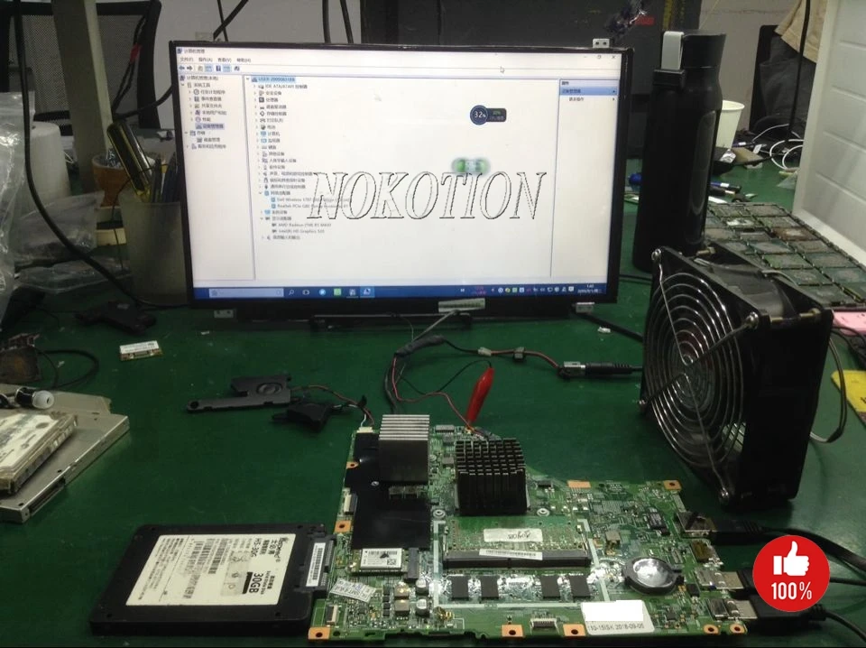 5B20M60564 LV115SK MB 15277-1N 448.08B01.001N материнская плата для ноутбука lenovo V110-15ISK i3-6006U Процессор Radeon R5 M430 Графика