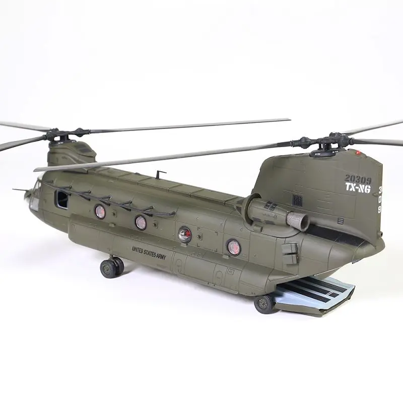 FOV 1/72 весы США CH 47D Chinook транспортный вертолет Diecast металлические военный самолет
