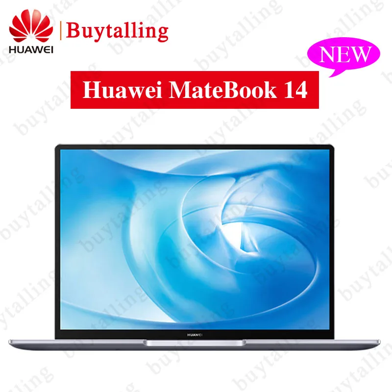 Новинка, ноутбук HUAWEI MateBook 14, Подлинная Windows 10, 14 дюймов, i5-8265U ram, 8 Гб rom, 512 ГБ, четырехъядерный ноутбук, 57.4Wh