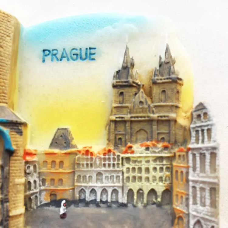 Lychee чешский Prague холодильник магнитный Стикеры известные картины пейзаж магнит