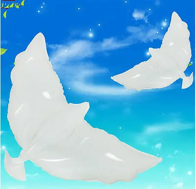 

[ Fly Eagle ] New design Wedding white biodegradable dove balloon, Free shipping 200PCS