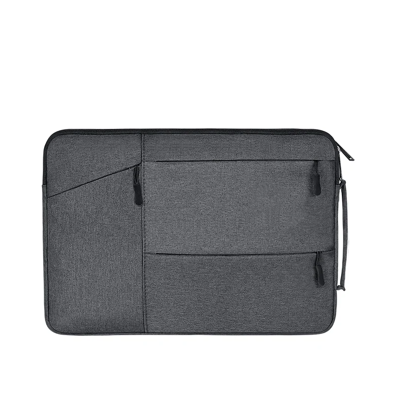Темно-серый Laptop Bag For Macbook Air Pro Retina 11 12 13 14 15 15.6 inch Laptop Sleeve Case PC Tablet Case Cover for Xiaomi Air HP Dell - Цвет: Темно-серый