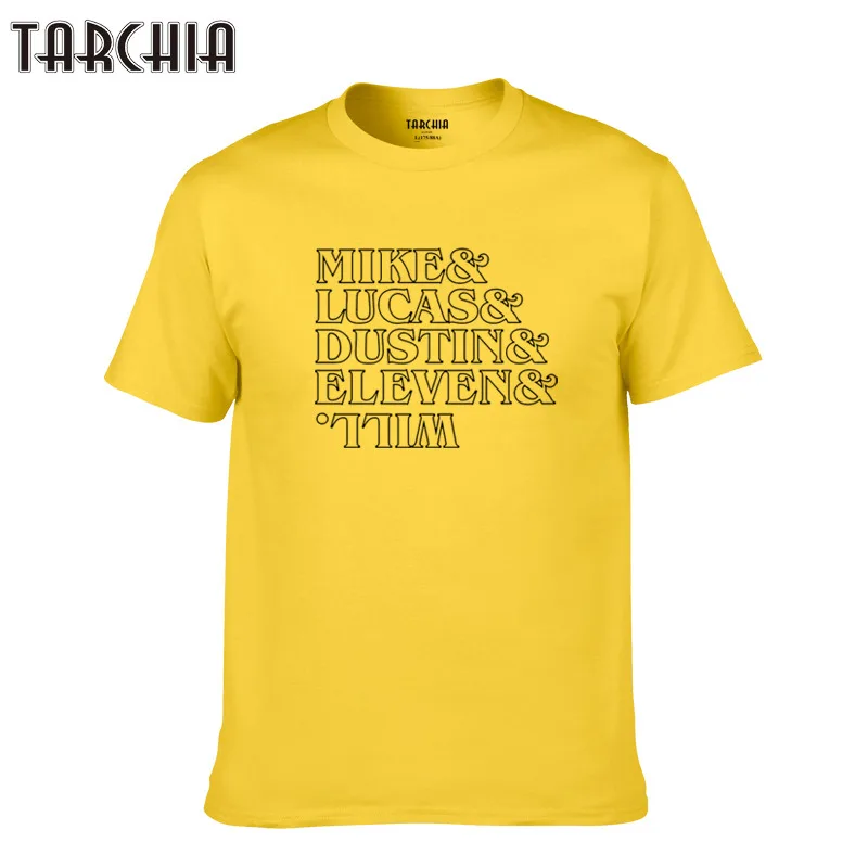 Футболка TARCHIA мужская с принтом повседневная брендовая футболка для мальчиков