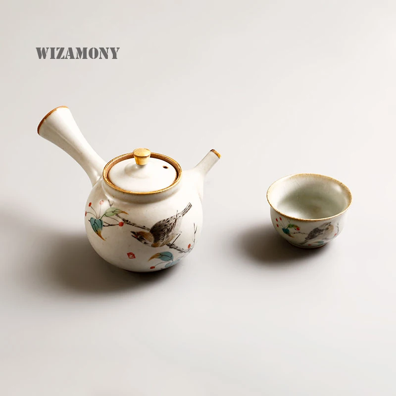 Wisamony чайная чашка китайский чайный фарфор заварочный чайник из селadon 1 шт.|porcelain