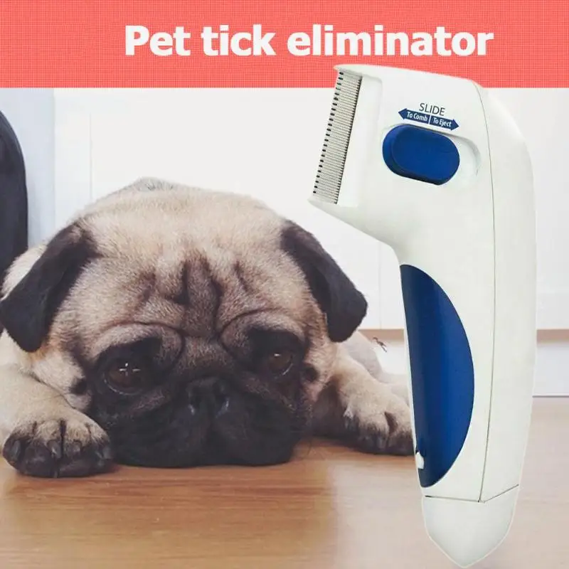 

Pet Flea Lice Cleaner Comb Electronic Dog Flea Cleaning Brush Pets Flea Controller Killer Remover Pets Products for Dropshipping