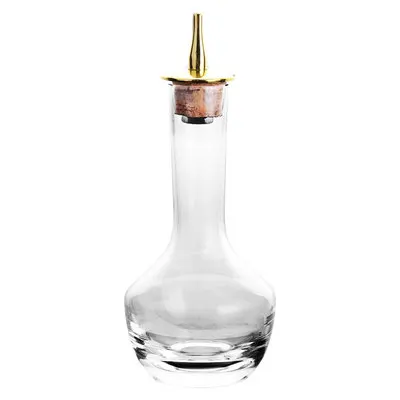 Gold Plated Стеклянная бутылочка для горькой настойки в японском стиле-90 мл/3 унции - Цвет: Gold Plated