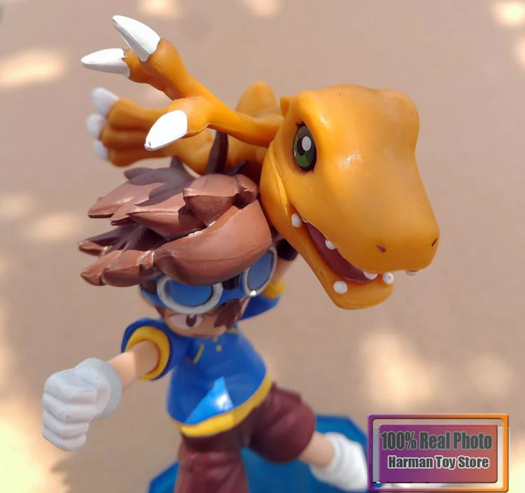 Фигурка из японского аниме Приключения Digimon 11 см YAGAMI TAICHI &amp Agumon/ишида Ямато Gabumon
