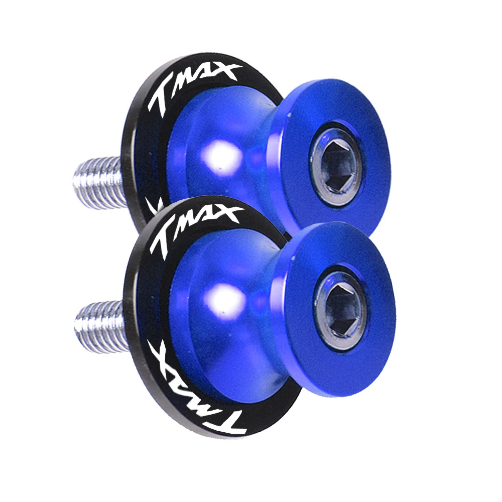 6MM Blue Мотоциклетные подставки M6 винтовые слайдеры маятник Катушки слайдер для Yamaha T MAX TMAX 500 530 T-MAX 530 DX SX 2004 - Цвет: 6MM Blue