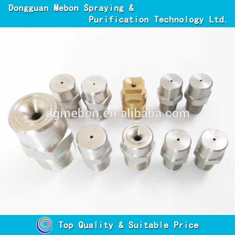 

Free shipping dust control full cone nozzle,1/8 BSPT or NPT customized solid cone nozzle