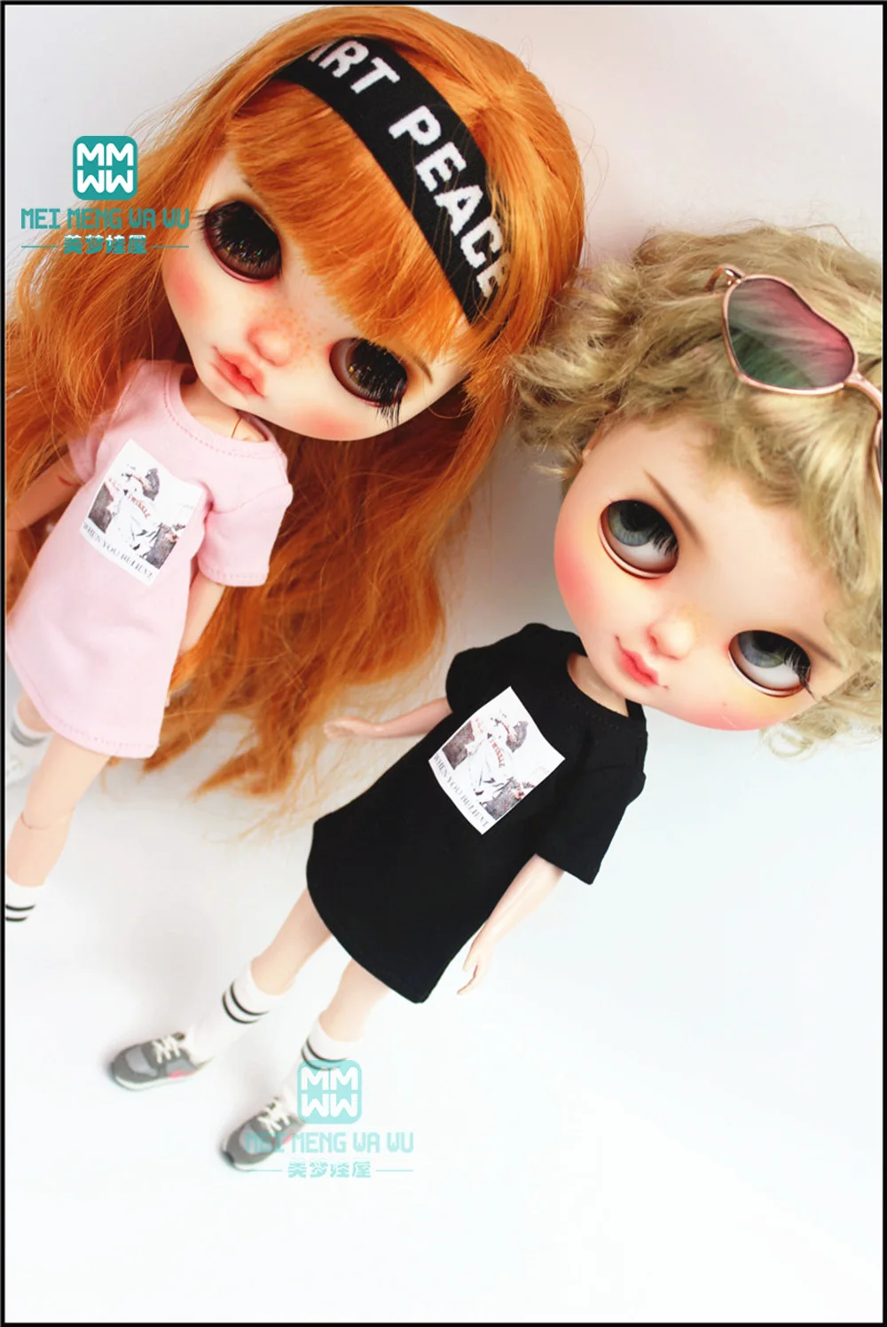 Кукла blyth аксессуары для одежды модная футболка с принтом куклы Azone Blyth 30 см