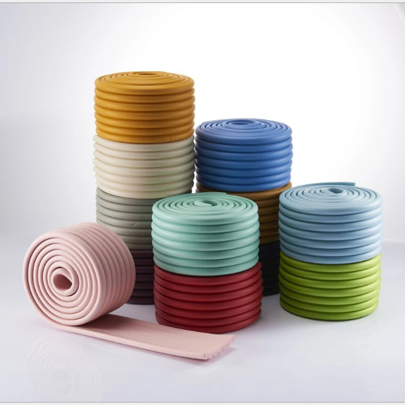 Tira protectora de mesa para ni&ntilde;os, productos de seguridad para beb&eacute;s, borde de vidrio, muebles, barra de choque de terror, protecci&oacute;n de esquina, 12 colores, 2M-0
