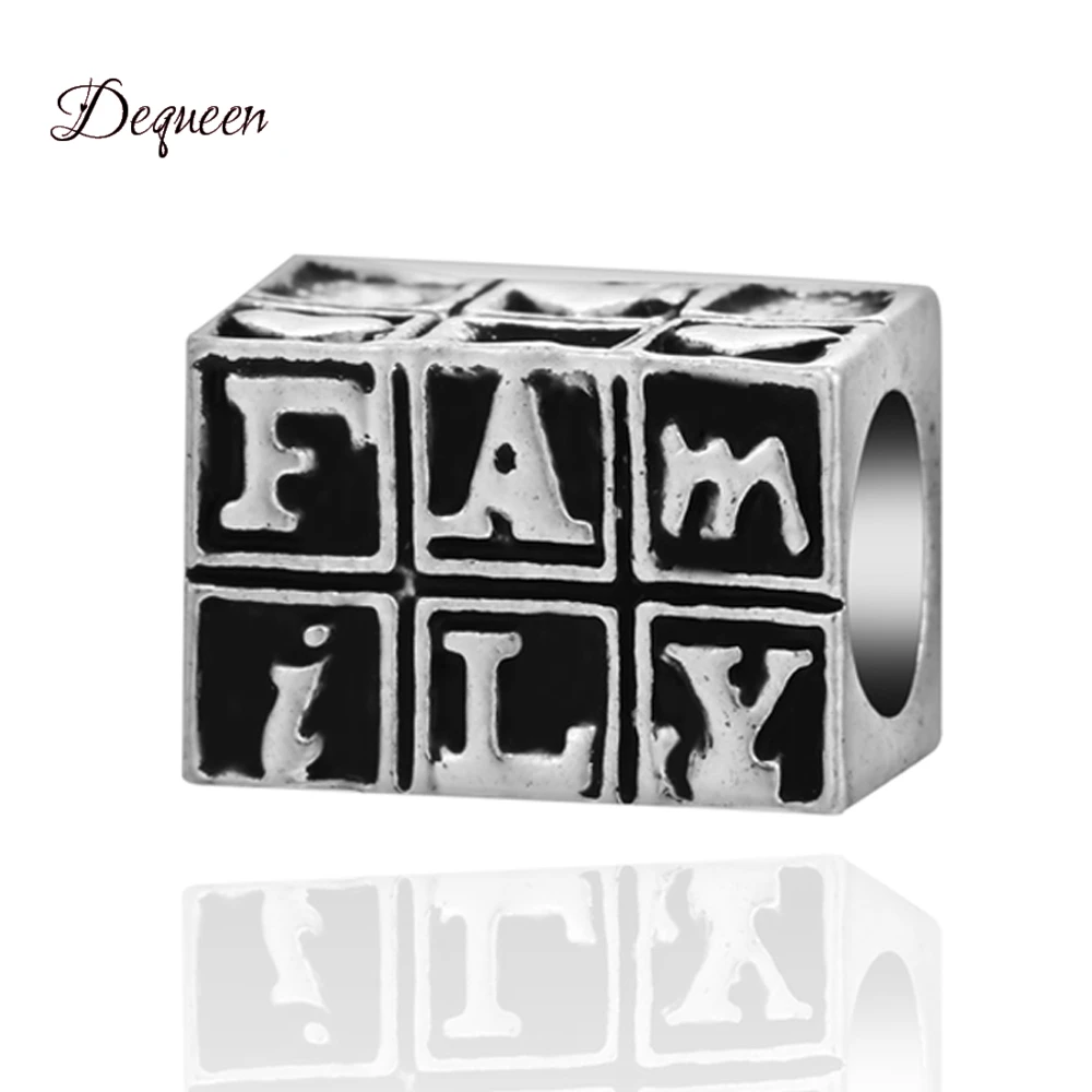 Dequeen милые Подвески с бантиком бусы I love You оптовая продажа семейные для женщин