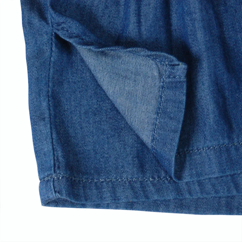 Джинсовые юбки шорты для маленьких девочек детский бант с рисунком из