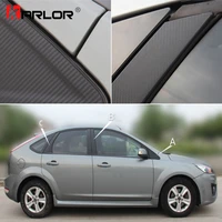 auto window frame abc pillar carbon fiber protection film car styling sticker and decal for ford focus mk2 2006 2015 accessories