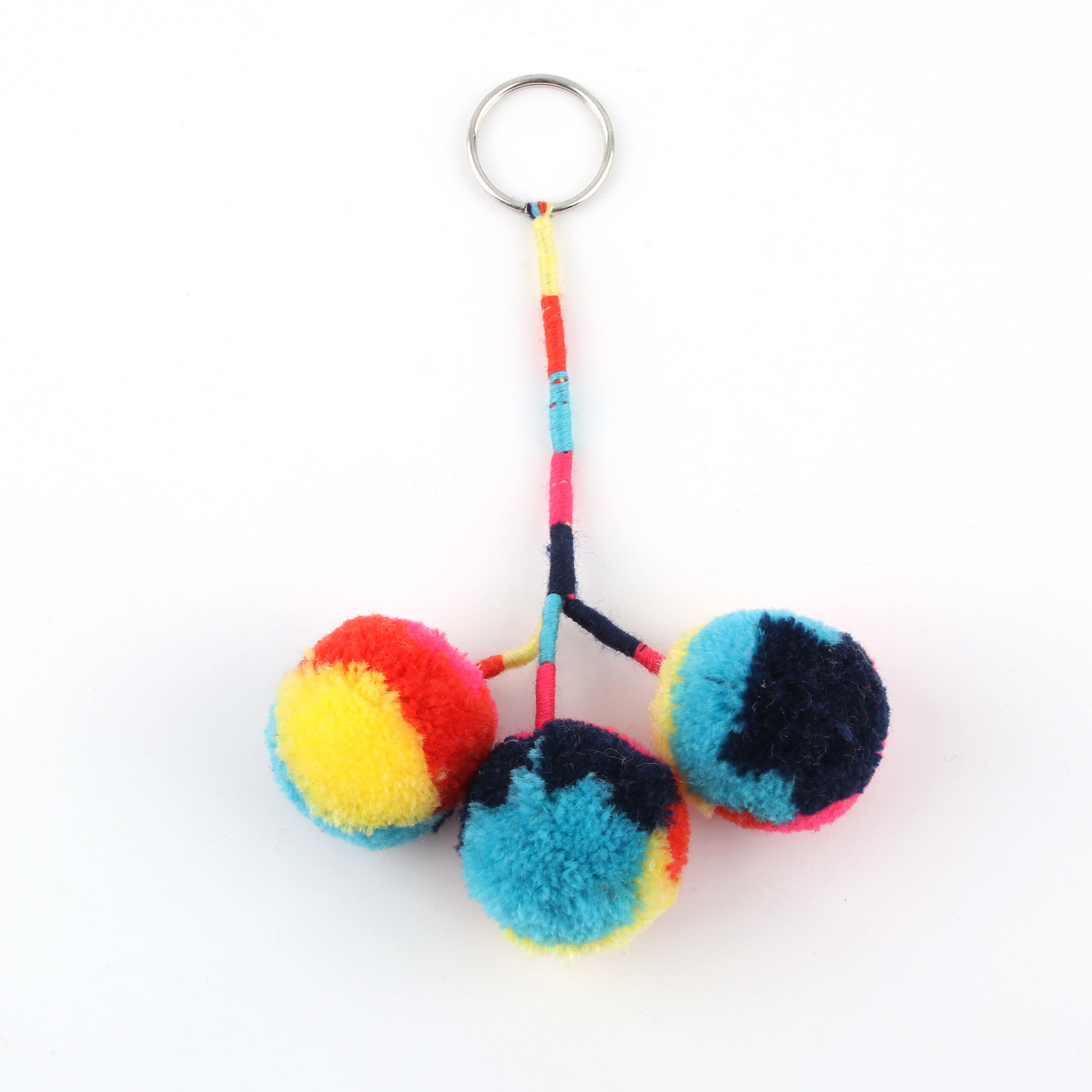 1 шт. брелок для ключей с помпонами в стиле Бохо | Украшения и аксессуары